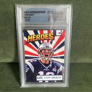 Custom Tom Brady Heroes PCG 10!! Patriots